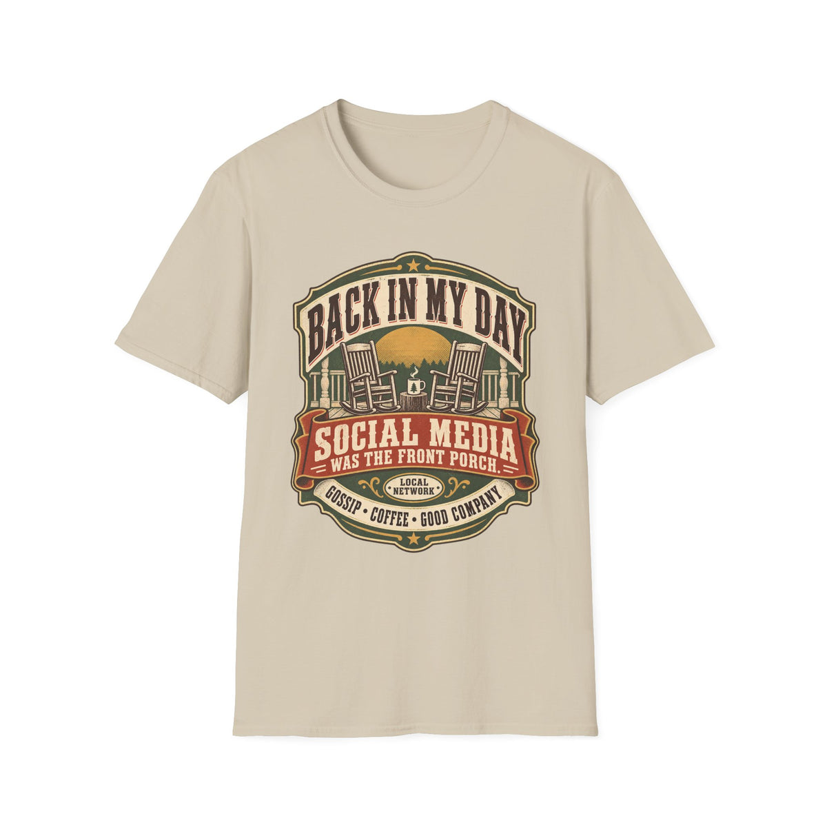 BACK IN MY DAY SOCIAL MEDIA T-SHIRT