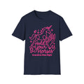 HOLD YOUR HORSE PINK T-SHIRT
