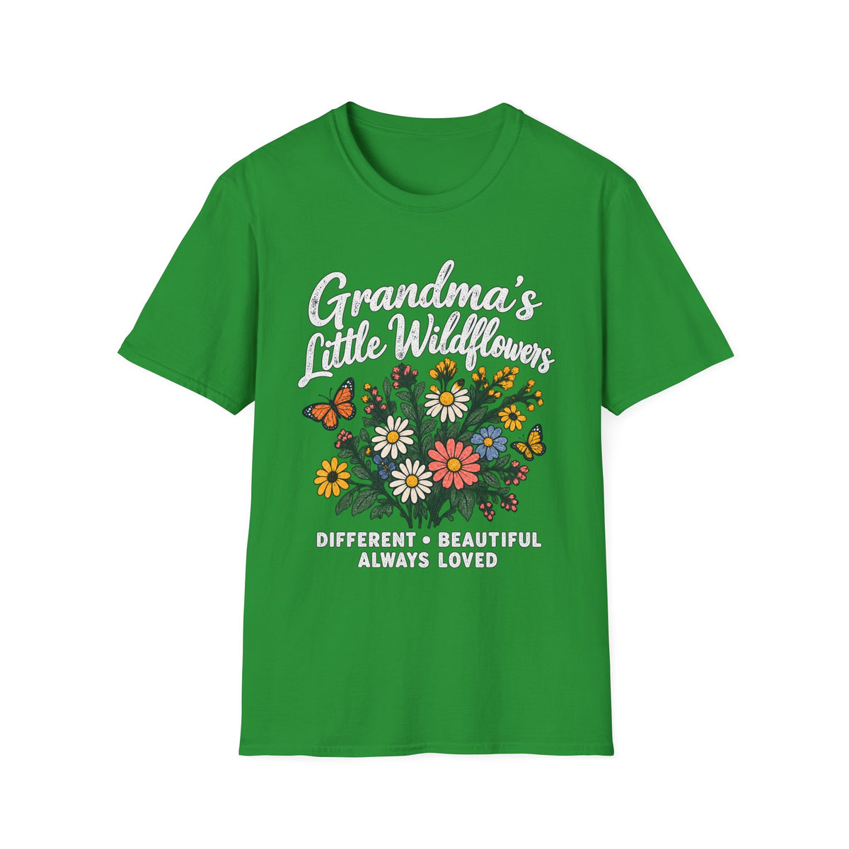 GRANDMAS WILD FLOWERS T-SHIRT