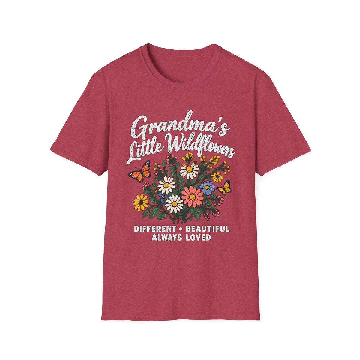 GRANDMAS WILD FLOWERS T-SHIRT