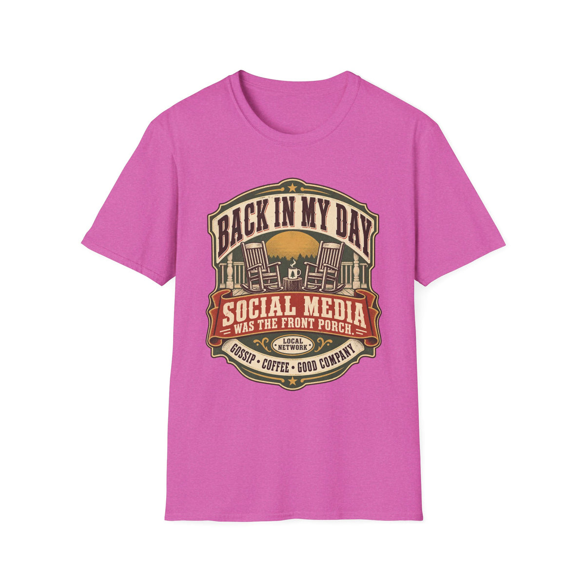 BACK IN MY DAY SOCIAL MEDIA T-SHIRT