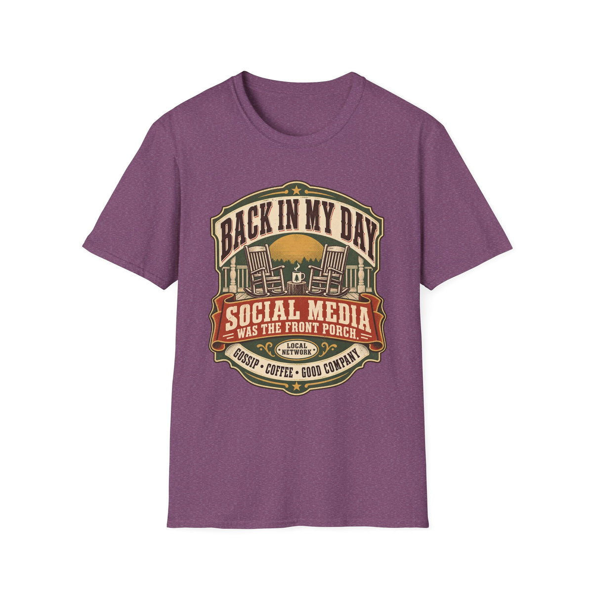 BACK IN MY DAY SOCIAL MEDIA T-SHIRT