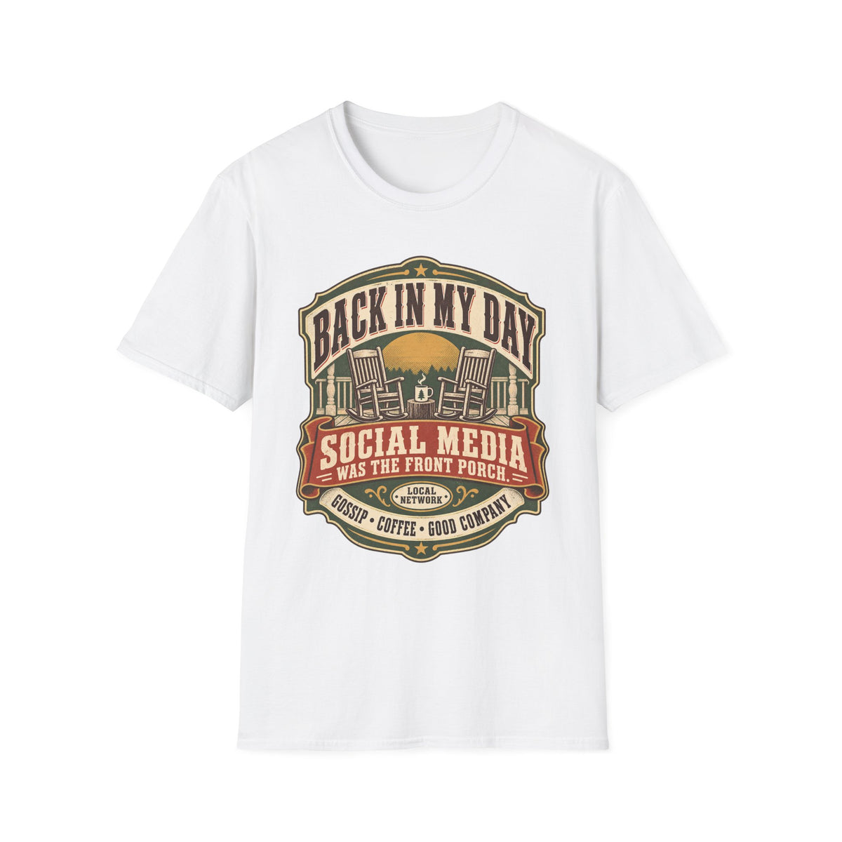 BACK IN MY DAY SOCIAL MEDIA T-SHIRT