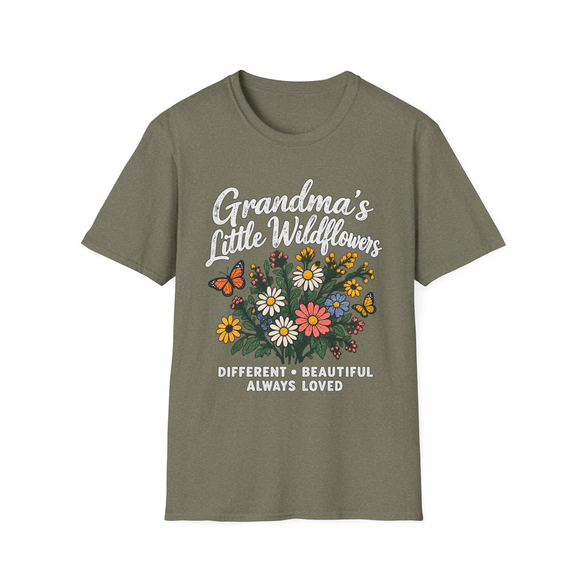 GRANDMAS WILD FLOWERS T-SHIRT