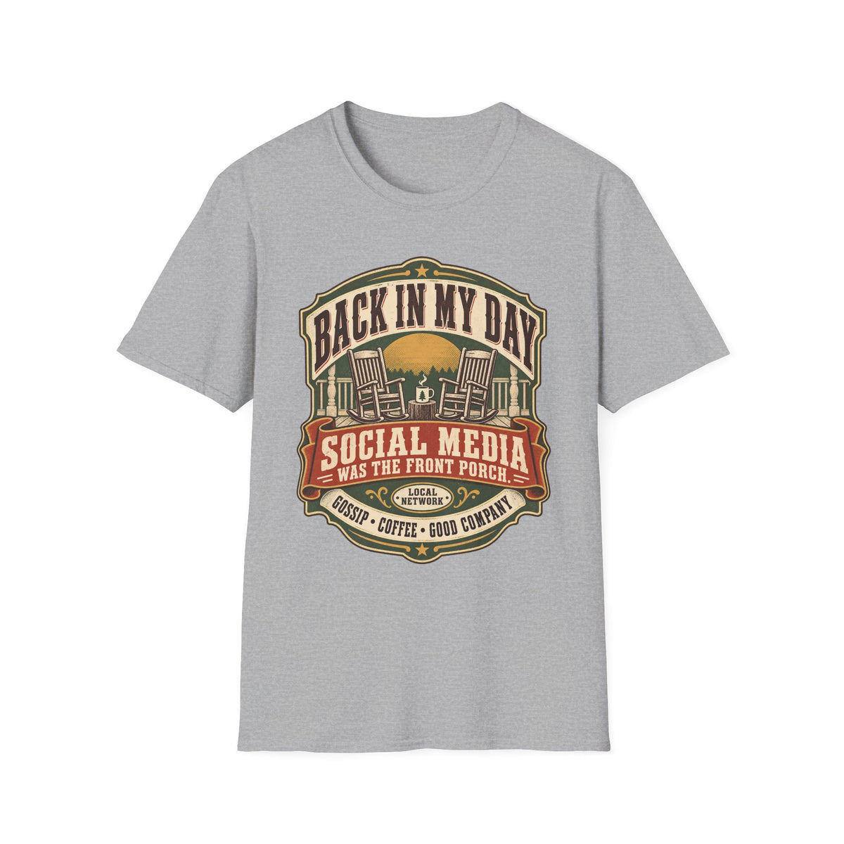 BACK IN MY DAY SOCIAL MEDIA T-SHIRT