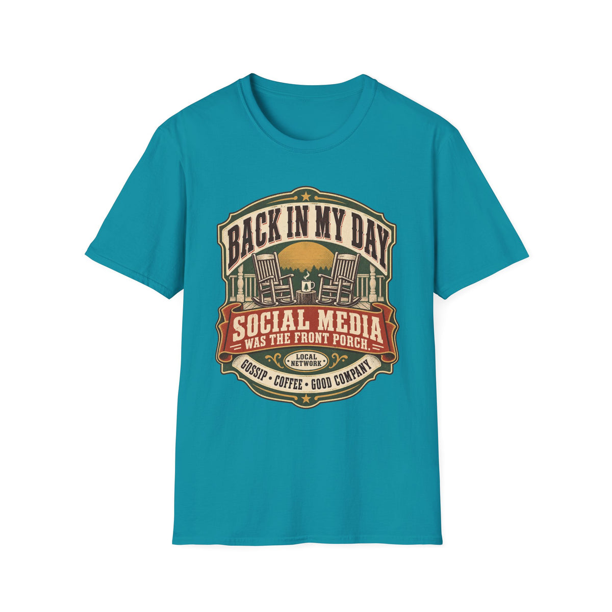 BACK IN MY DAY SOCIAL MEDIA T-SHIRT