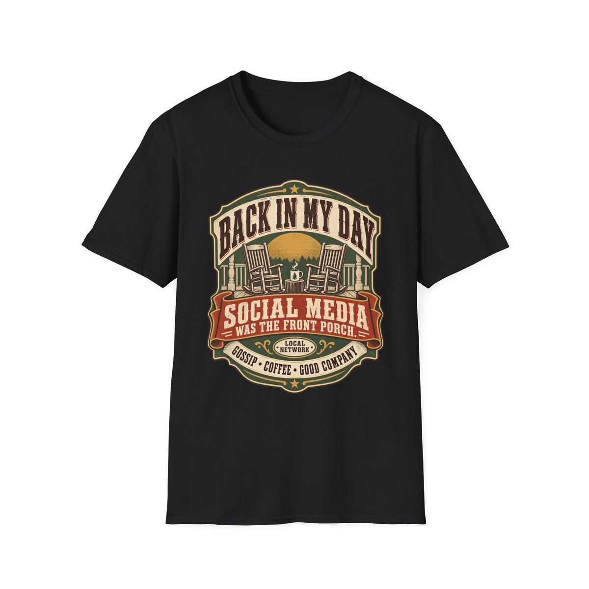BACK IN MY DAY SOCIAL MEDIA T-SHIRT